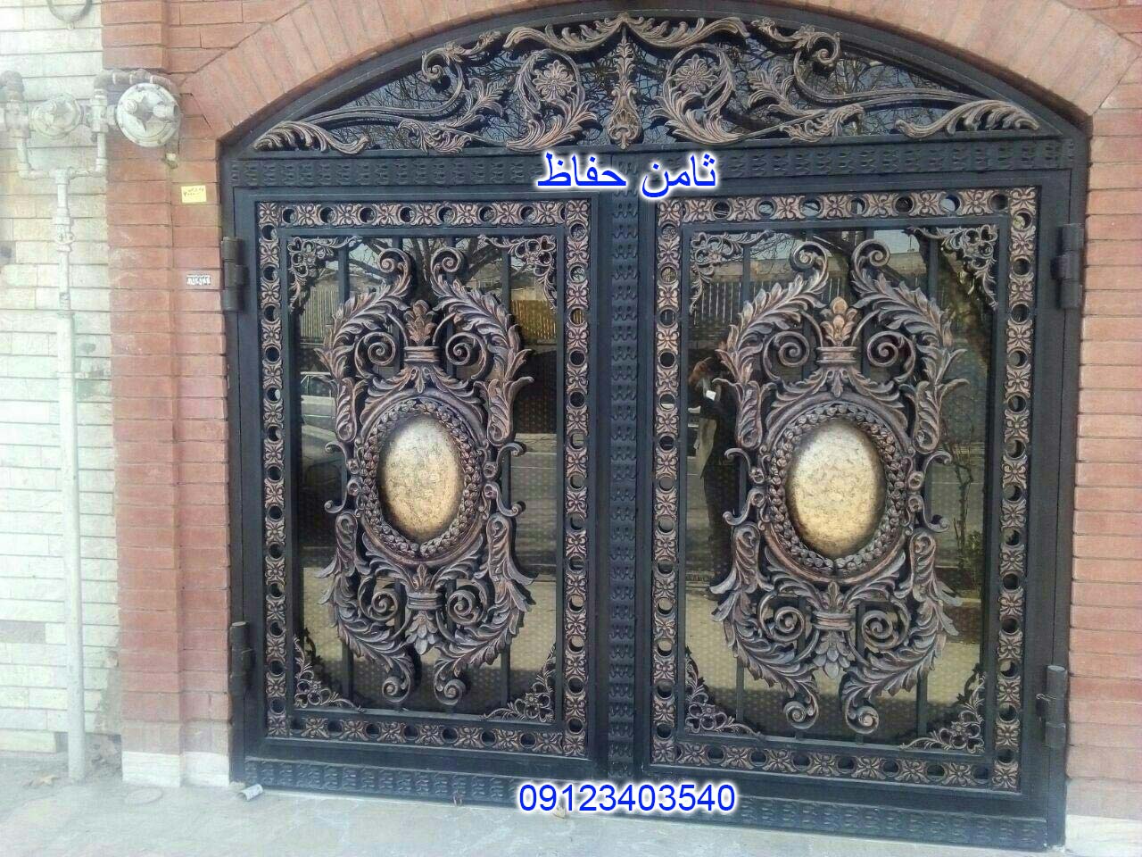 مدل درب حیاط سنتی
