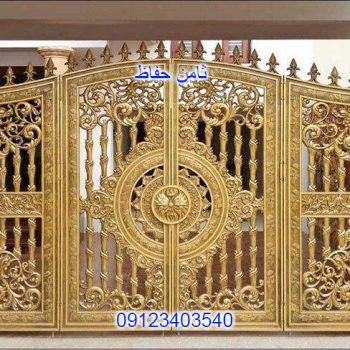 درب حیاط ساده و ارزان