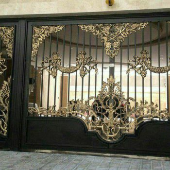 درب حیاط ساده و زیبا