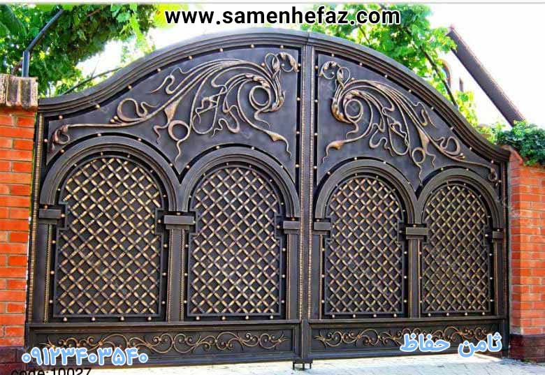 عکس درب فرفورژه باغ