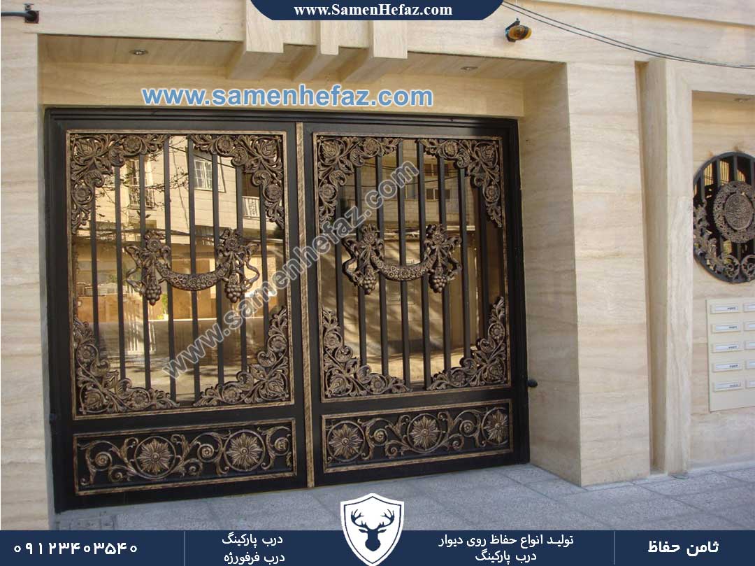 عکس درب فرفورژه مدرن