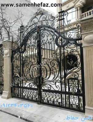 عکس درب ویلایی فرفورژه