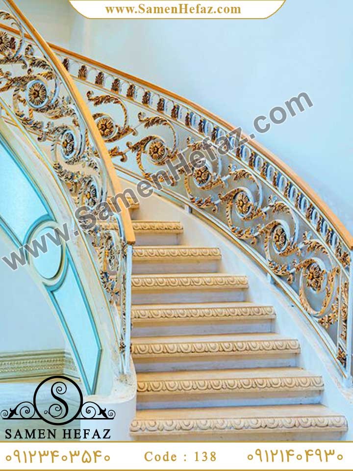 نرده دوبلکس فلزی فرفورژه