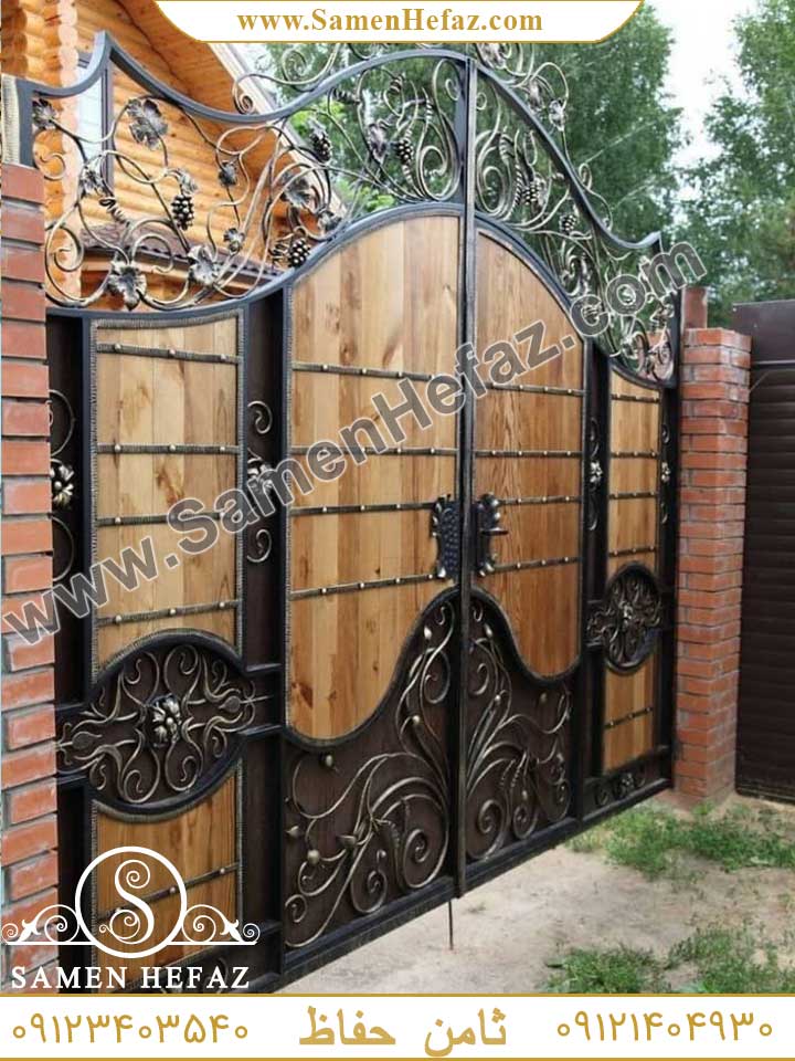 درب ویلا چوبی