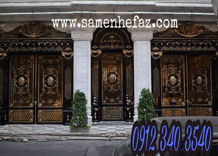 انواع درب های فلزی پارکینگ 