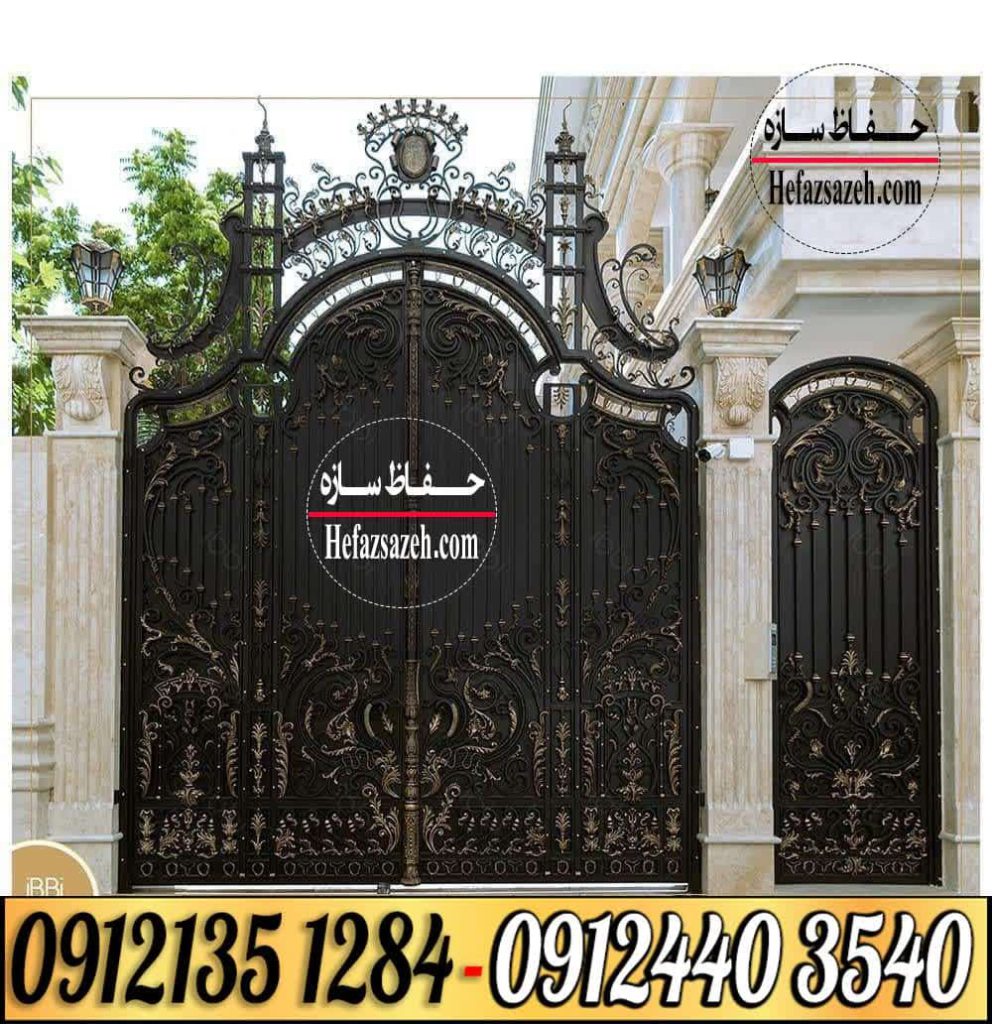 درب فرفورژه الیزه درب ویلا در مازندران