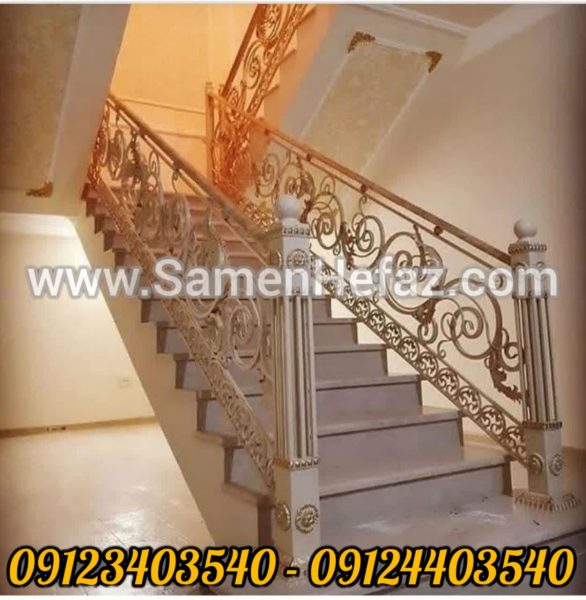 نرده راه پله فرفورژه